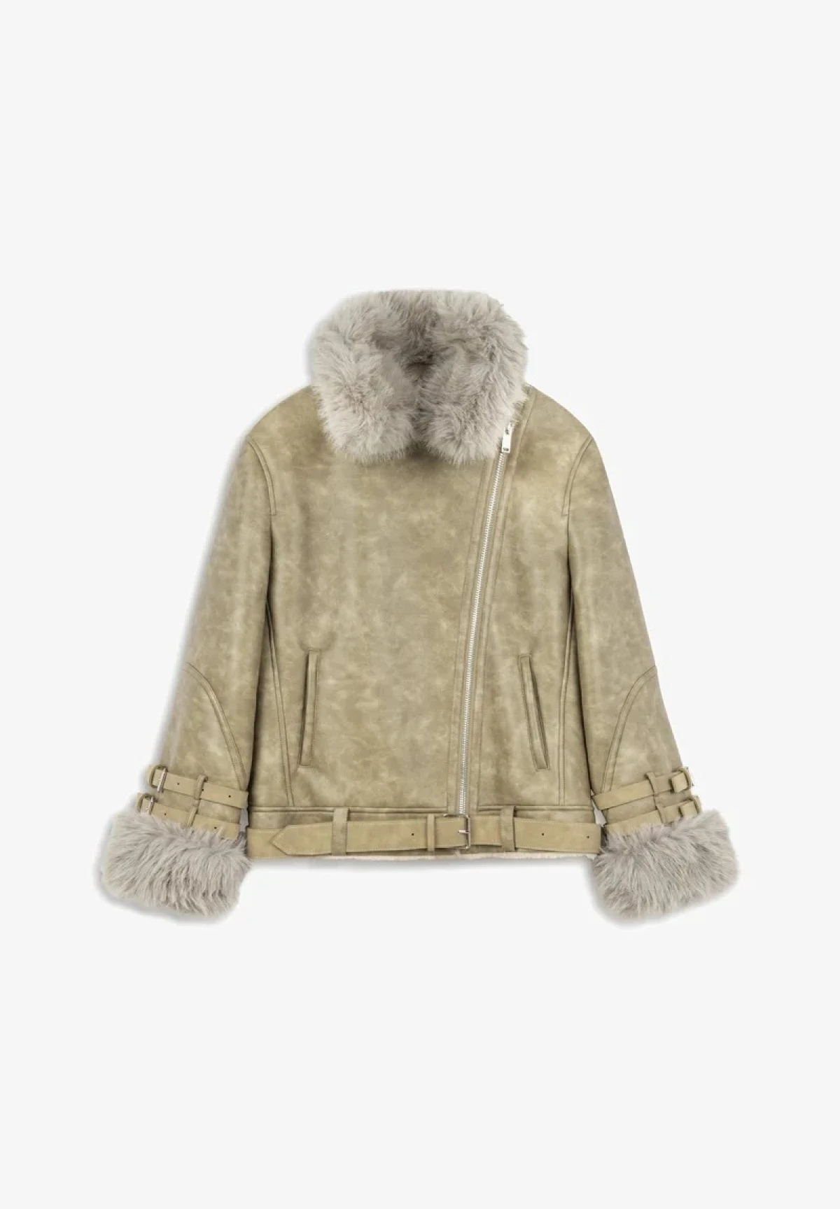 twist jakna od umjetnog krzna