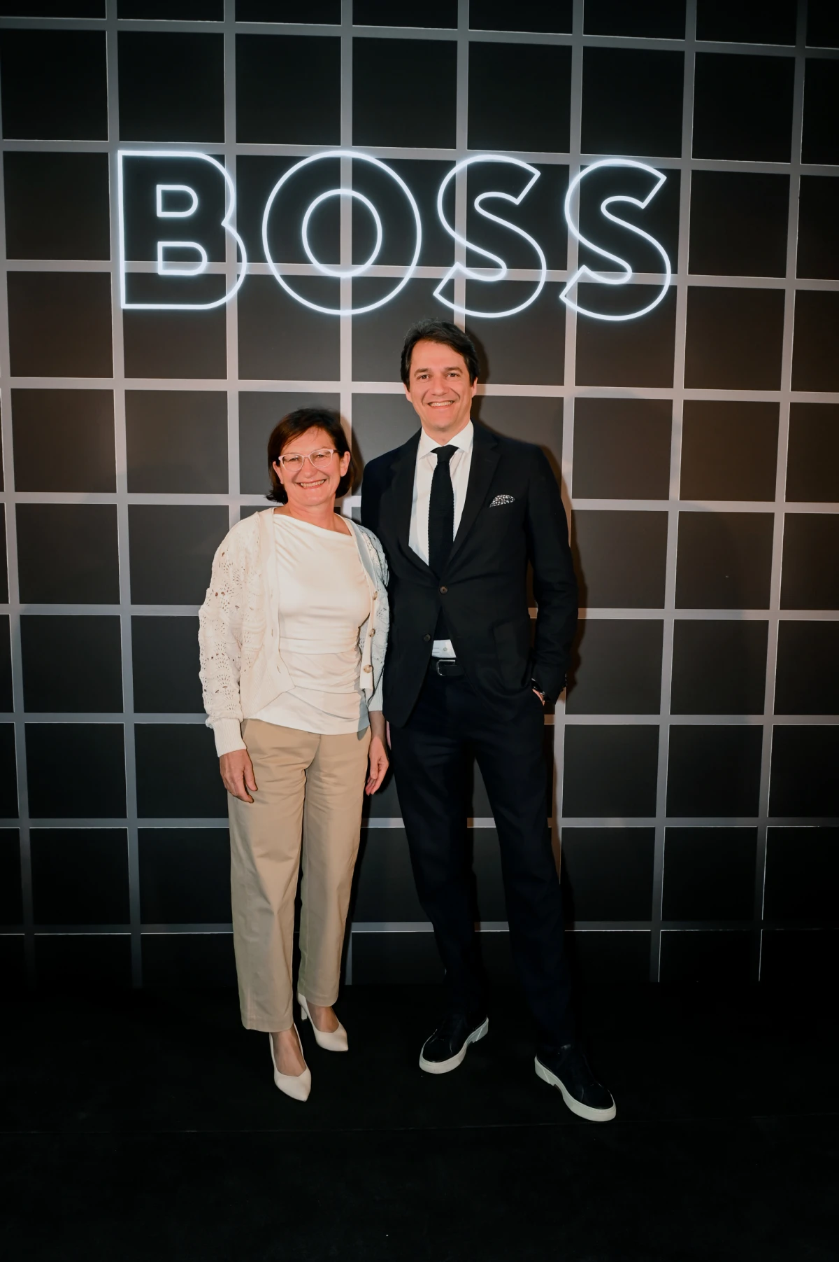 Jožica Brcar, generalna direktorica tvrtke magistrat international d.o.o. i alessandro giardino, direktor prodaje boss & hugo za istočnu europu