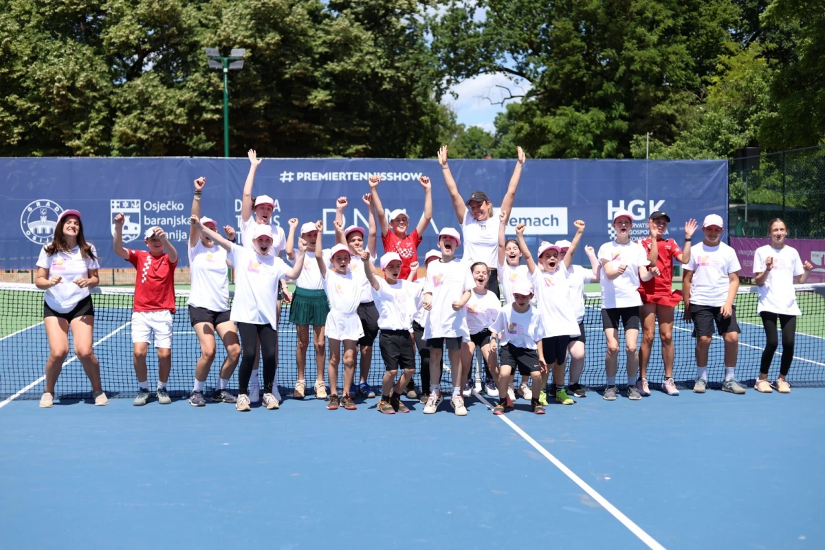 Donna Vekić s mladim nadama hrvatskog tenisa