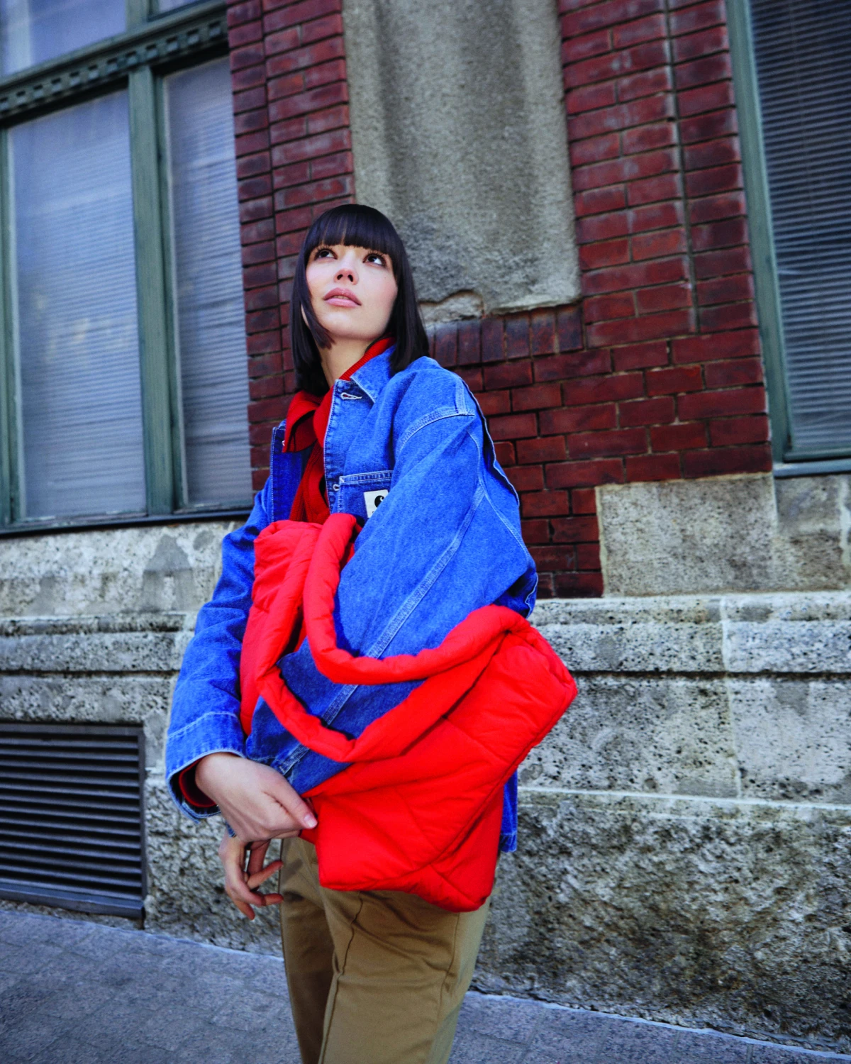 Vesta tommy hilfiger 111,95€. Jakna carhartt 137,90€. Hlače boss 99,41€. Tenisice adidas 106,95€. Torba mschf copenhagen 49,77€.