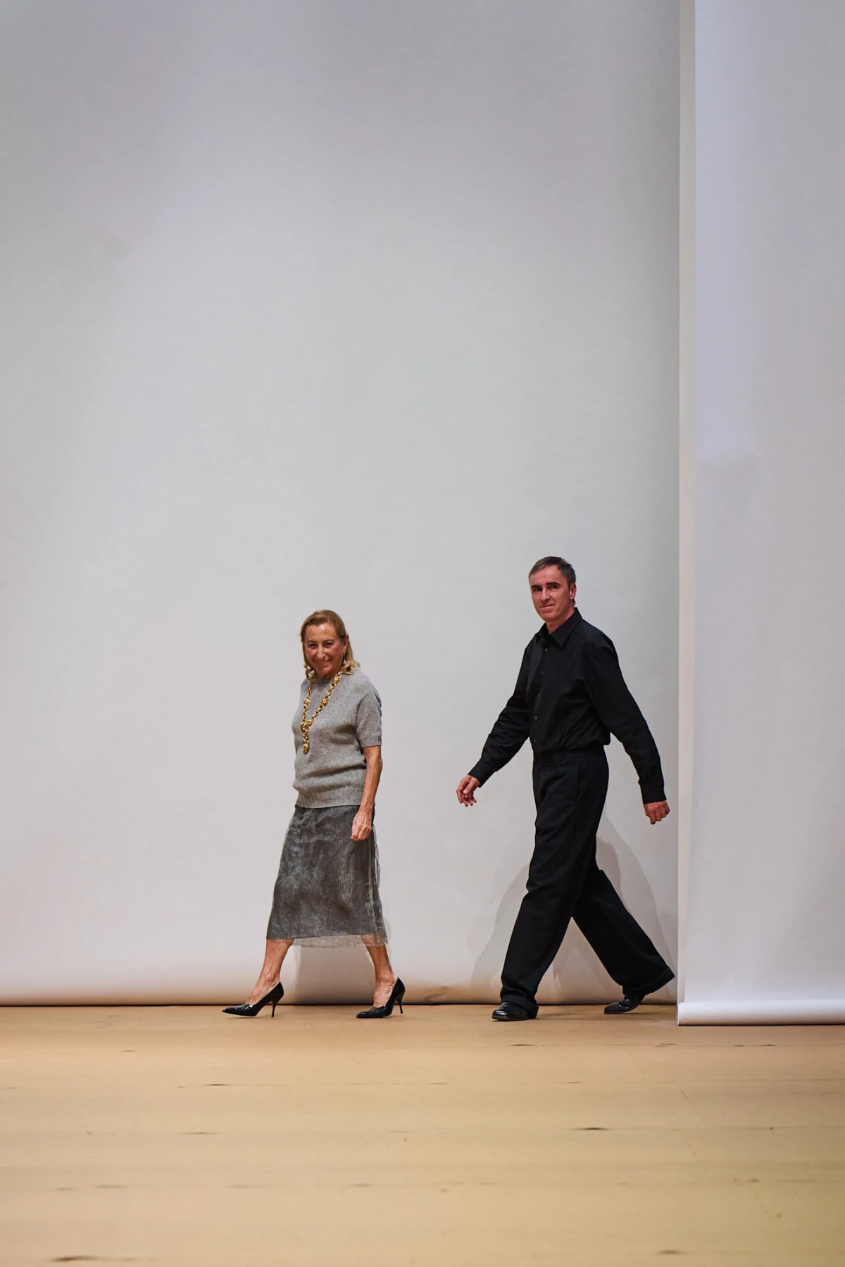 Miuccia Prada i Raf Simons