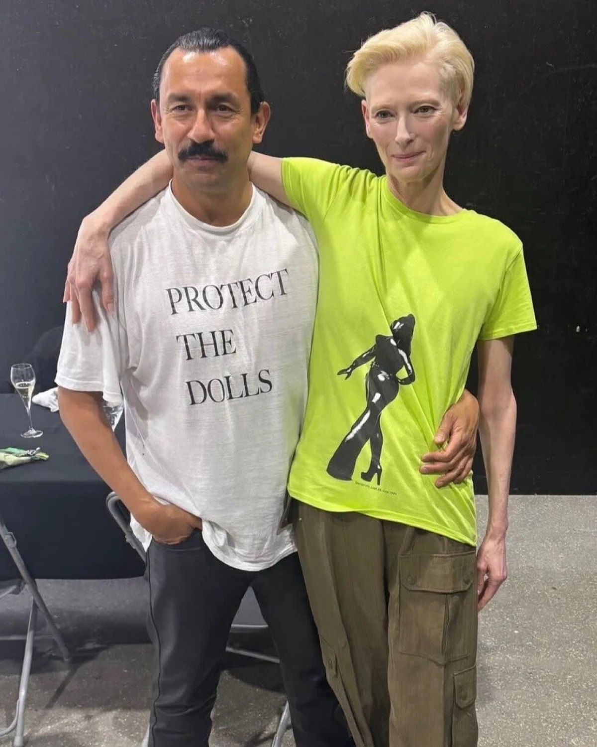 Haider Ackermann i Tilda Swinton