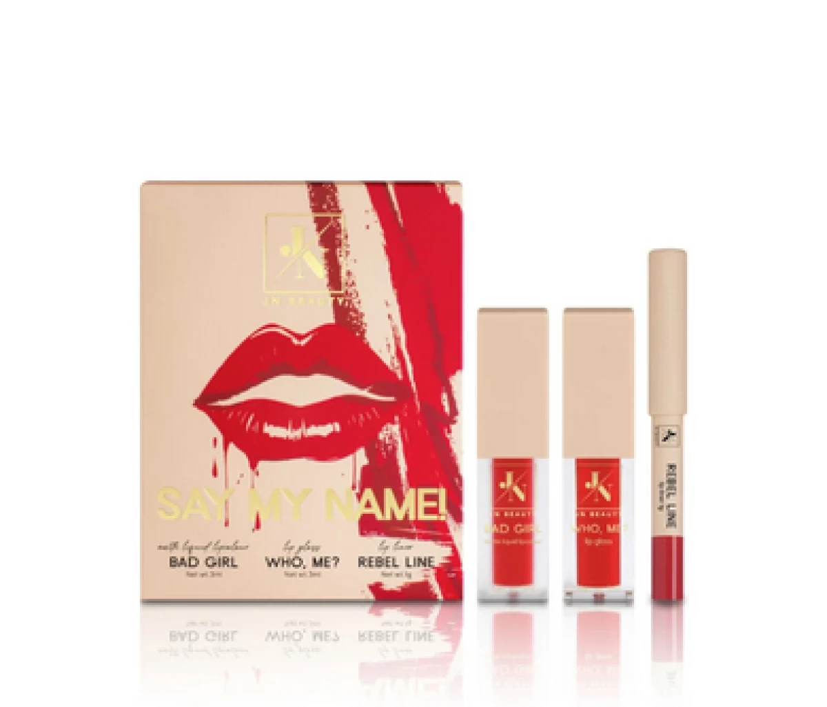 SAY MY NAME! - MINI RED MAKEUP SET