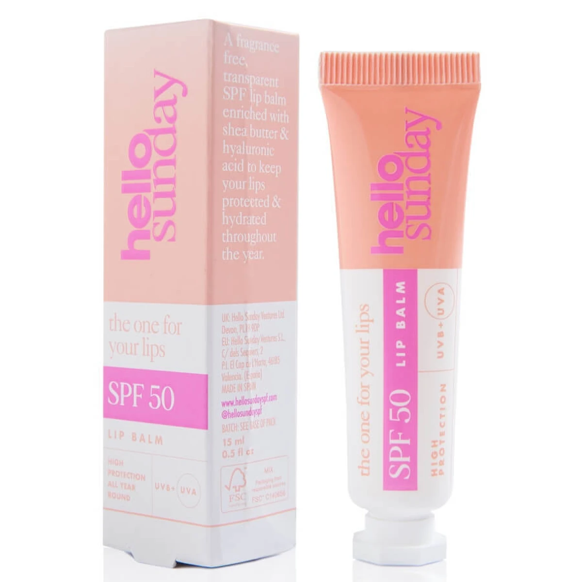 Hello Sunday, Balzam za usne, SPF50