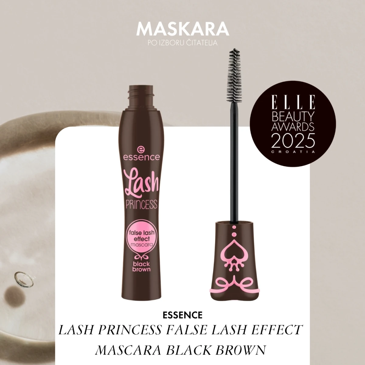 ESSENCE LASH PRINCESS FALSE LASH EFFECT MASCARA BLACK BROWN