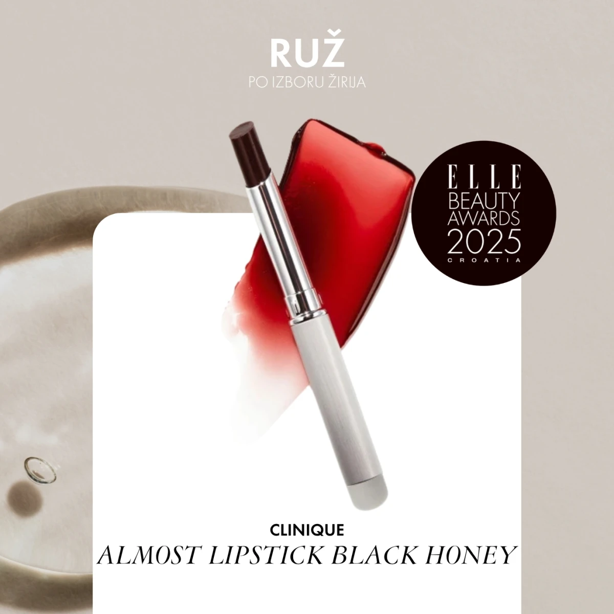 SLINIQUE ALMOST LIPSTICK BLACK HONEY