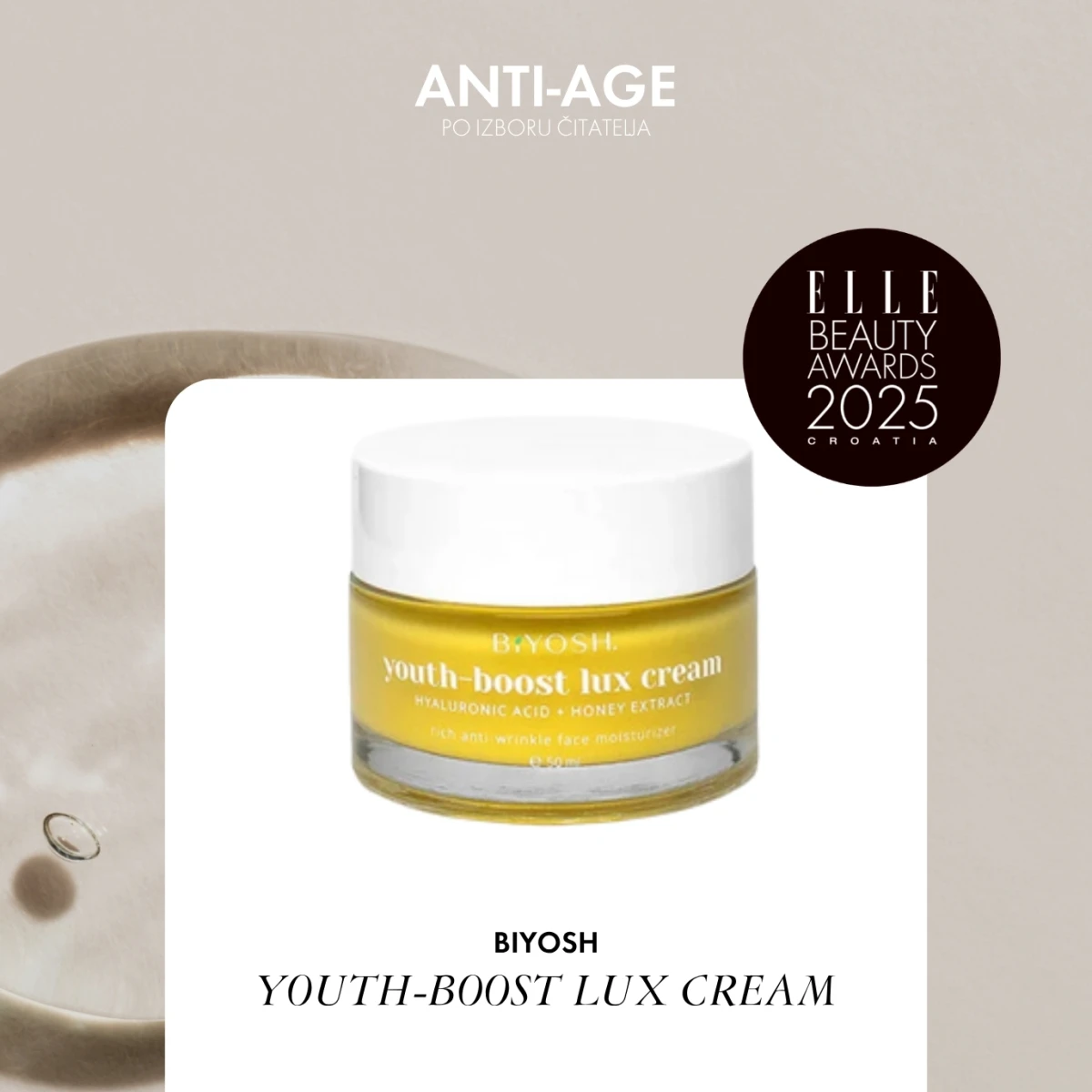 BIYOSH YOUTH-BOOST LUX CREAM