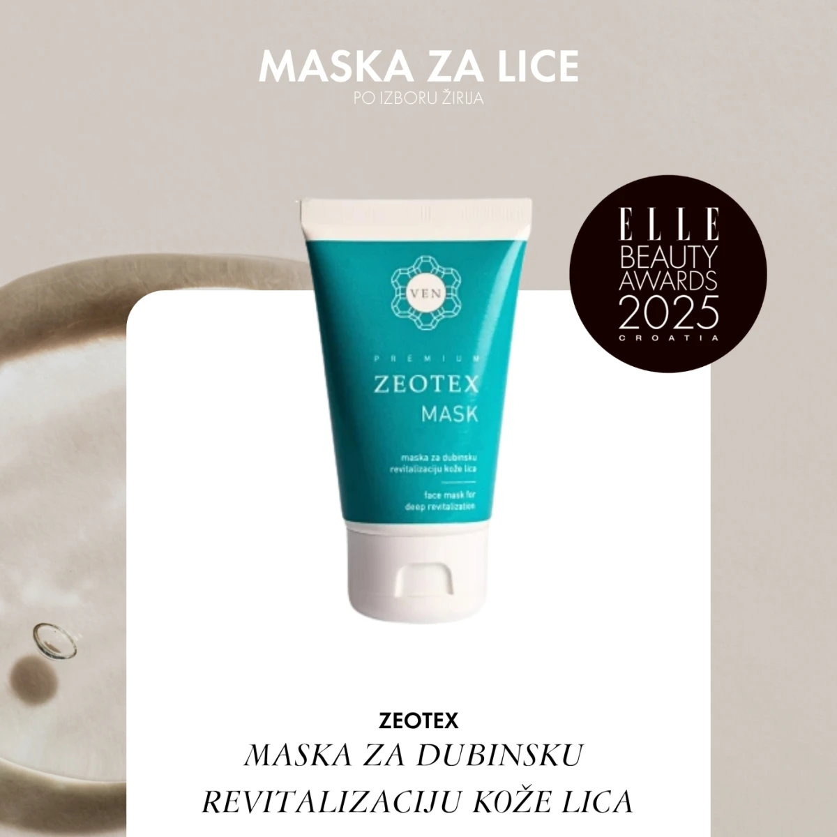 ZEOTEX MAKSA ZA DUBINSKU REVITALIZACIJU KOŽE LICA