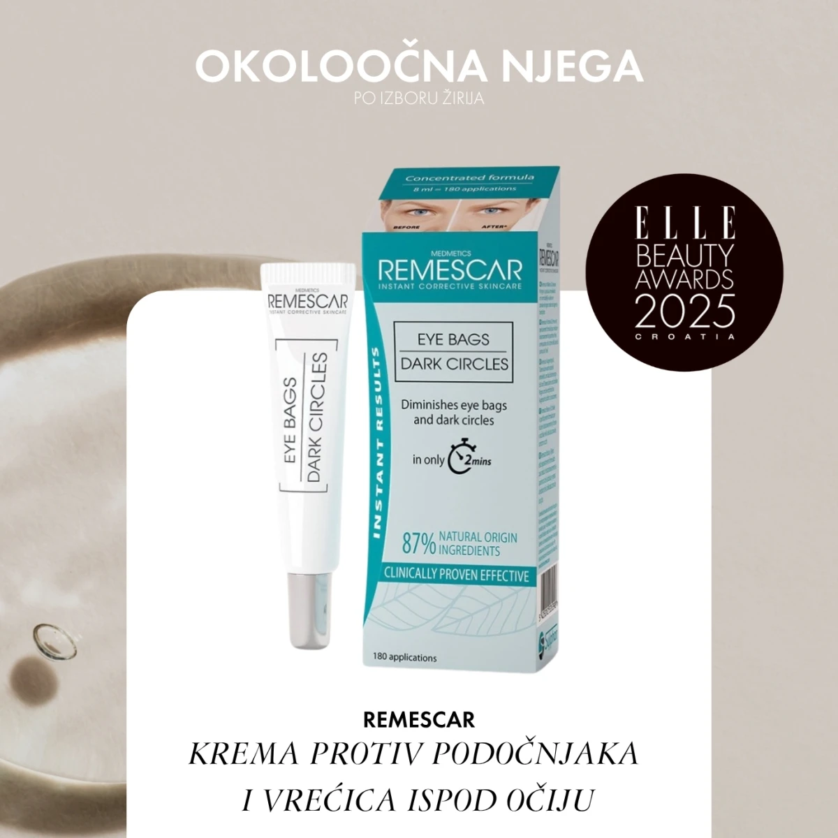 REMESCAR KREMA PROTIV PODOČNJAKA I VREĆICA ISPOD OČIJU