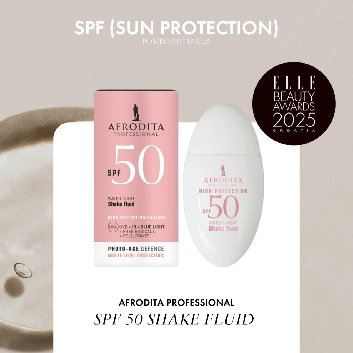 AFRODITA PROFESSIONAL SPF5O SHAKE FLUID