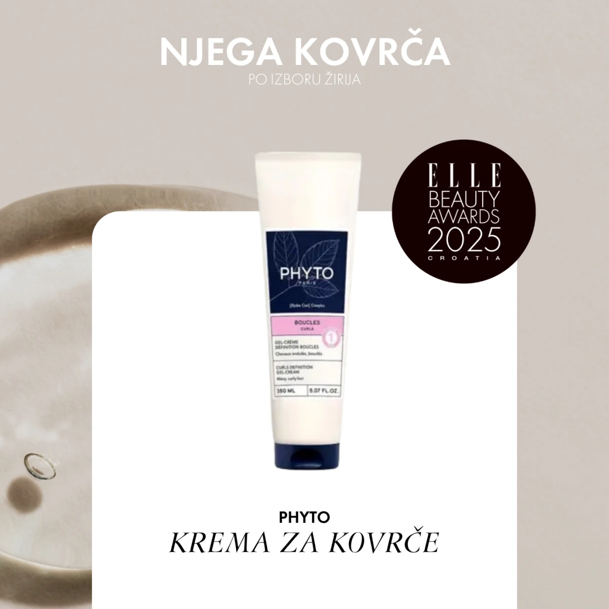 PHYTO KREMA ZA KOVRČE