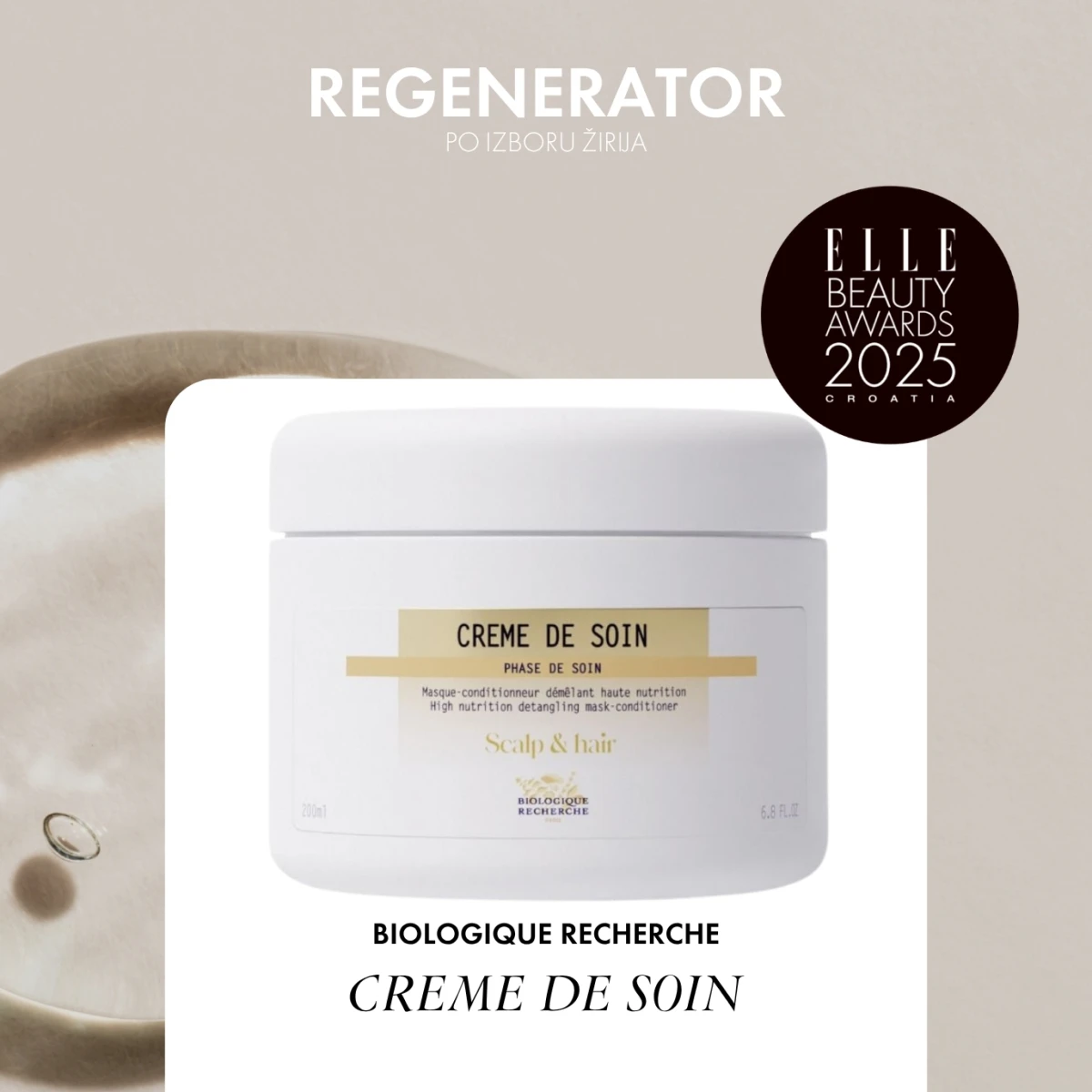 BIOLOGIQUE RECERCHE CREME DE SOIN