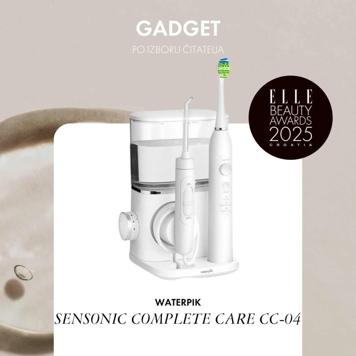 WATERPIK SENSONIC COMPLETE CARE CC-04