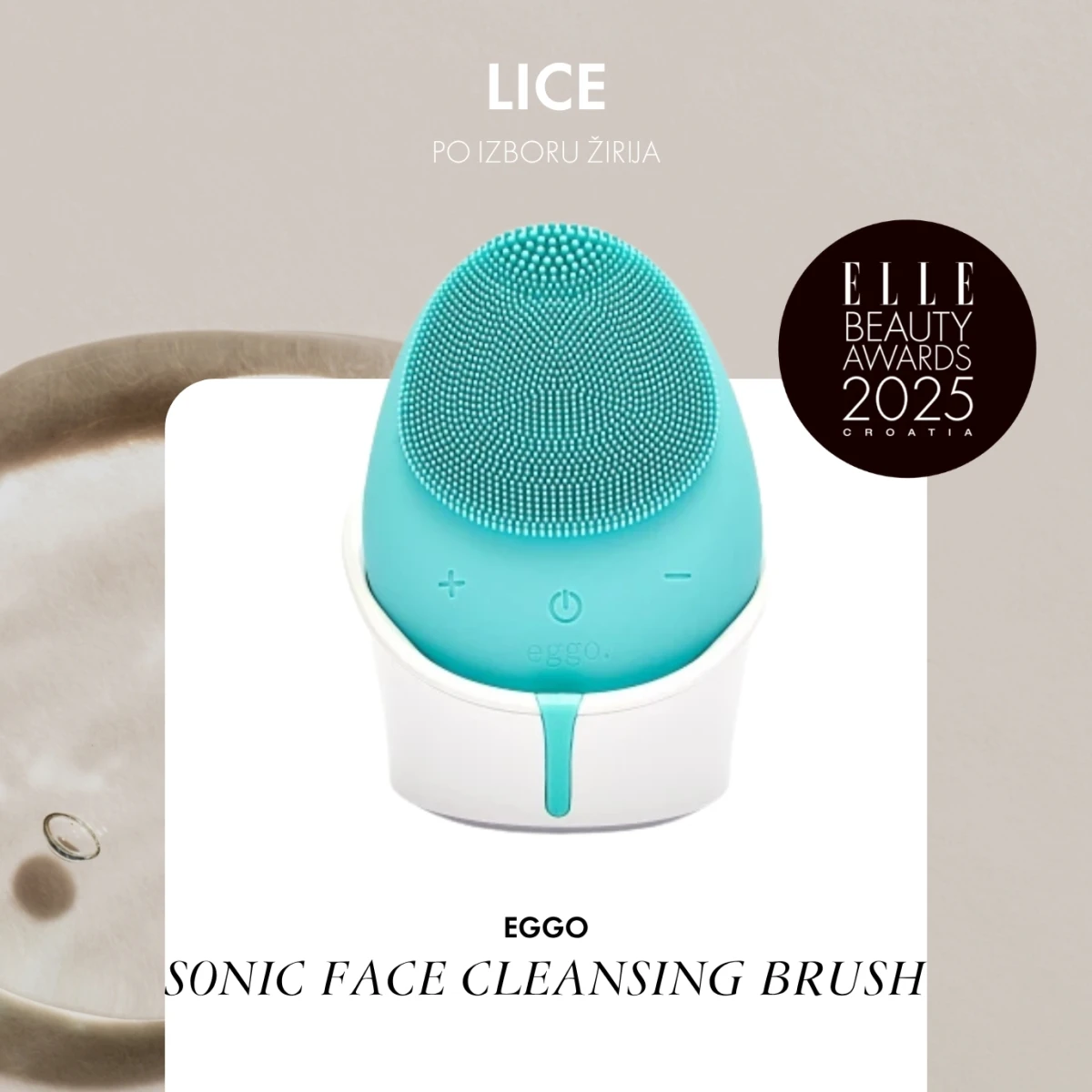 EGGO SONIC FACE CLEANSING BRUSH