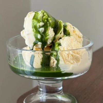 matcha affogato