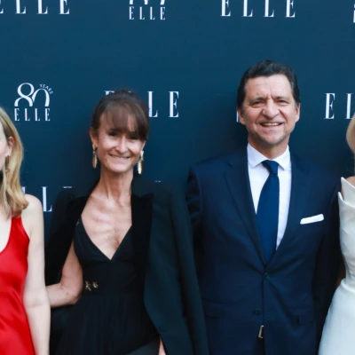 Jelena Veljača, Valeria bessolo llopiz (senior vice president elle international), Francois coruzzi (ceo elle international licences) i Ivona Čulo