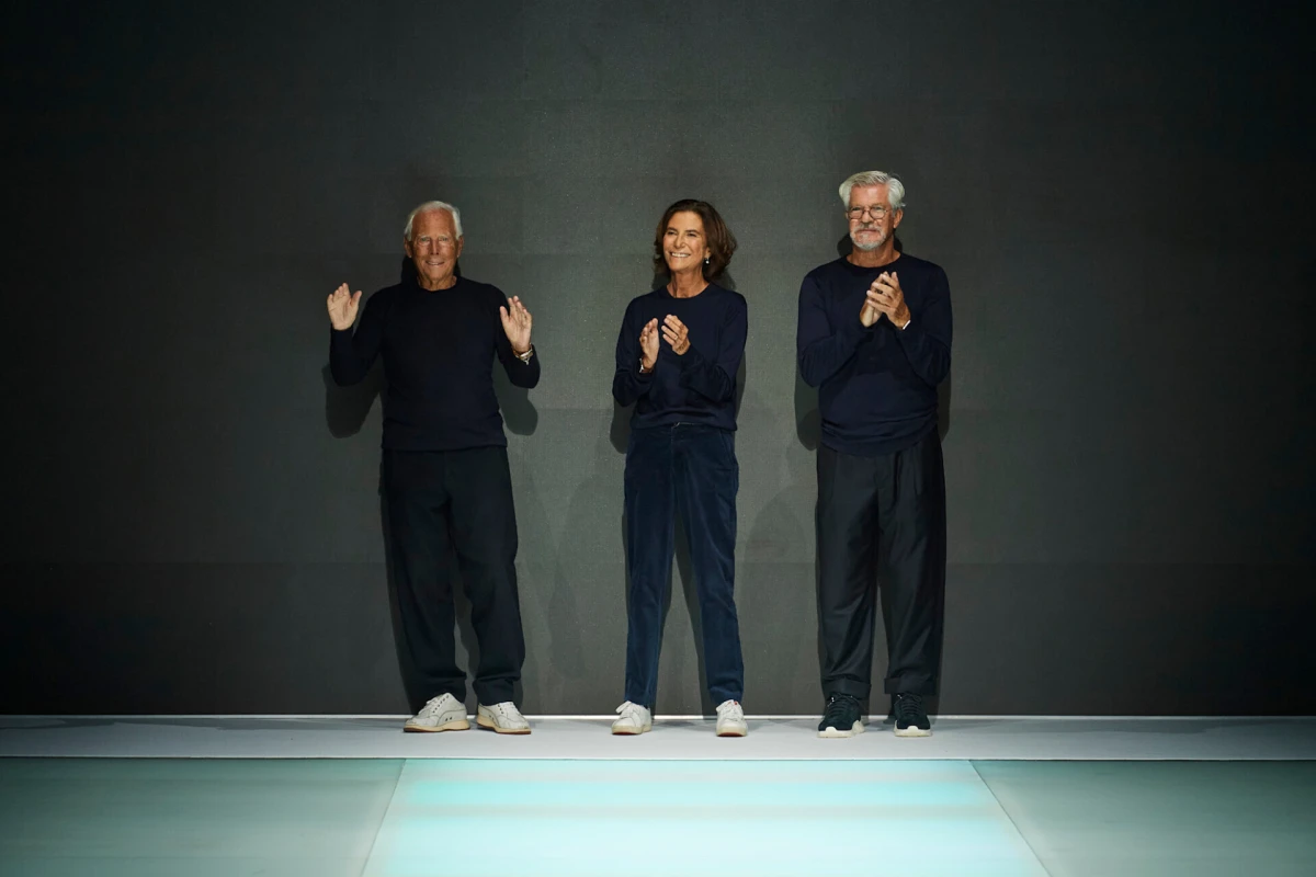 Giorgio armani, roberta armani i leo dell'orco