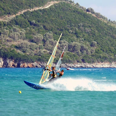 windsurfing