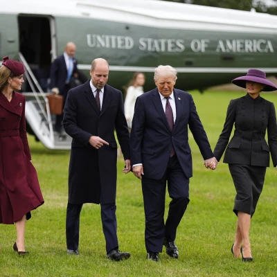 Statement šeširi i sofisticirane siluete: Kate Middleton i Melania Trump ukrale pozornost u dvorcu Windsor