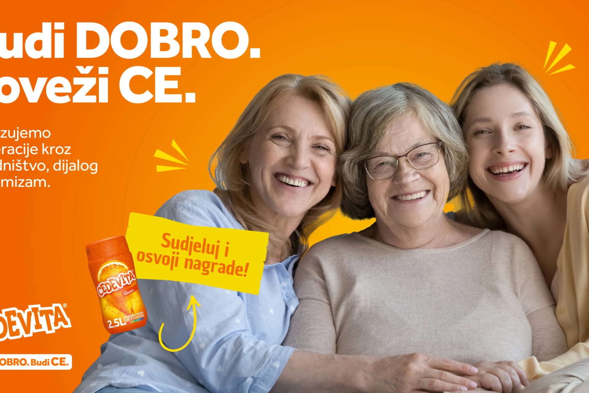 Budi DOBRO. Poveži CE: Otvoreni razgovor i razumijevanje put je ka međusobnom osnaživanju