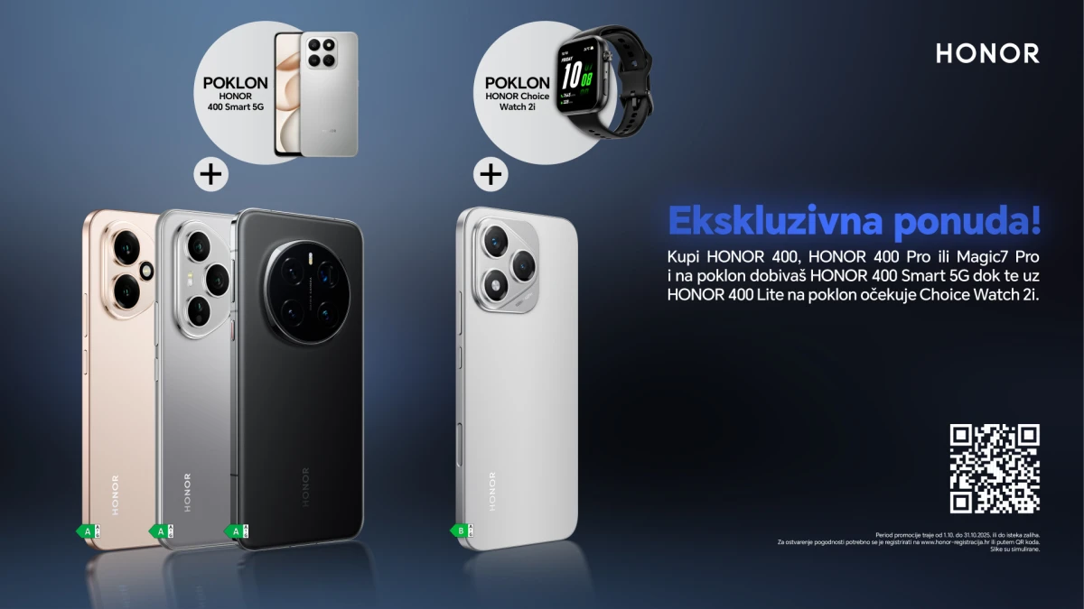 Ove jeseni opremi se HONOR pametnim telefonom uz top poklone