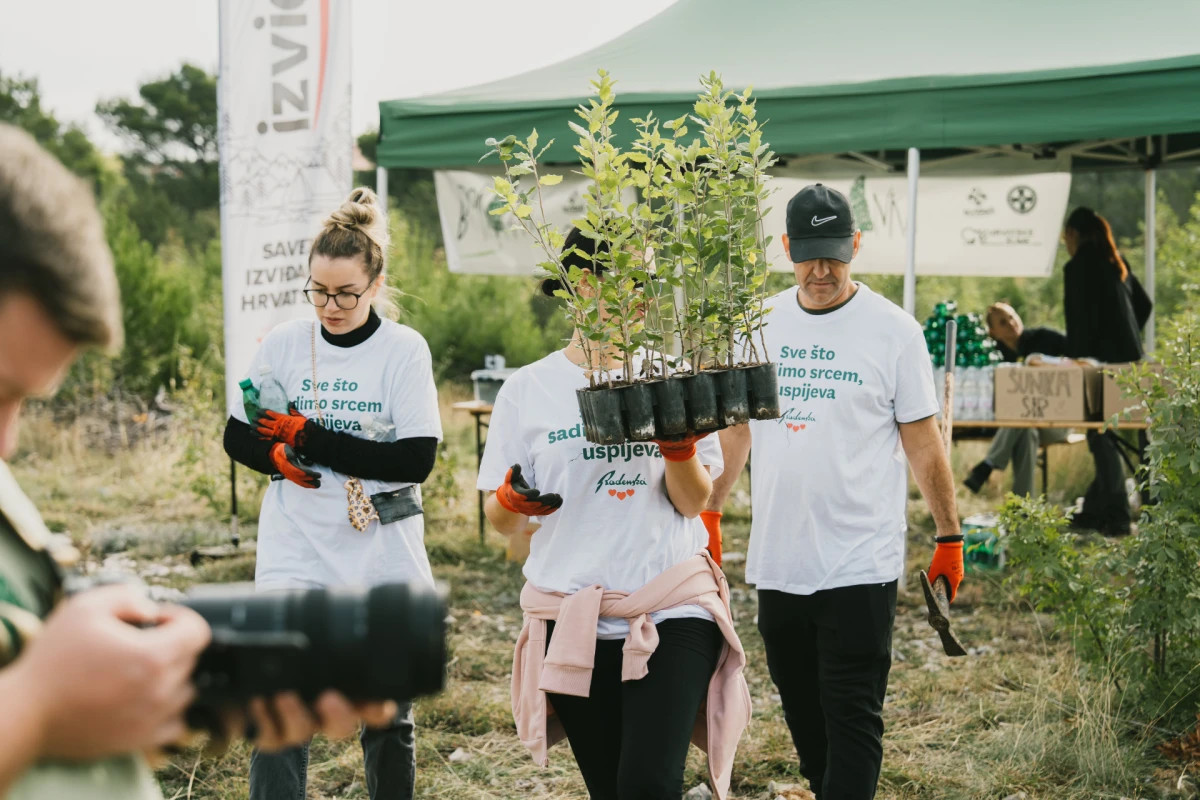Radenska Adriatic podržala najveću europsku volontersku akciju pošumljavanja.