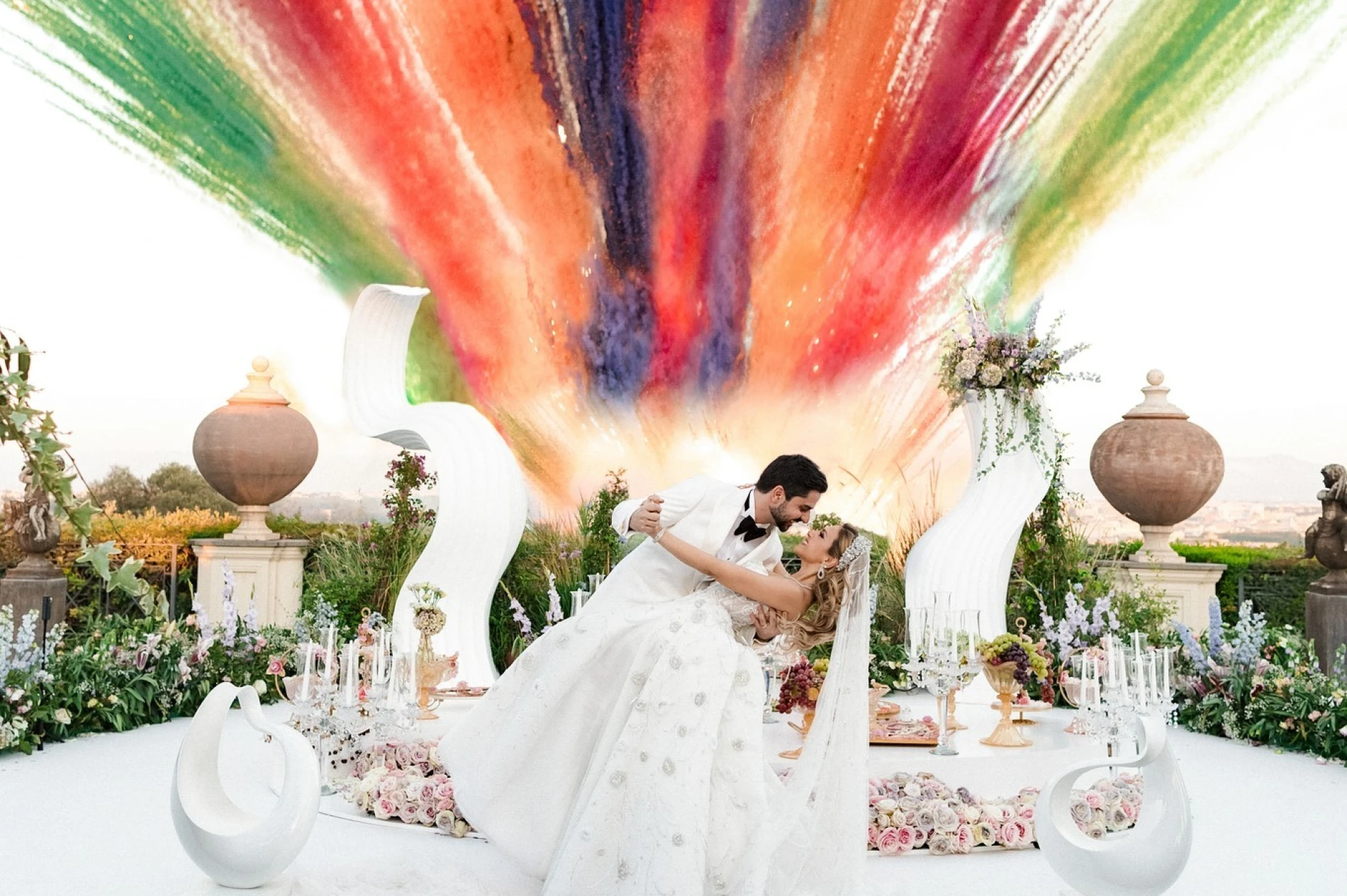 Raskošno vjenčanje Yassmine Ganji i Nime Nadera: 'Nismo imali sumnje, on je jedini ostvario našu viziju'