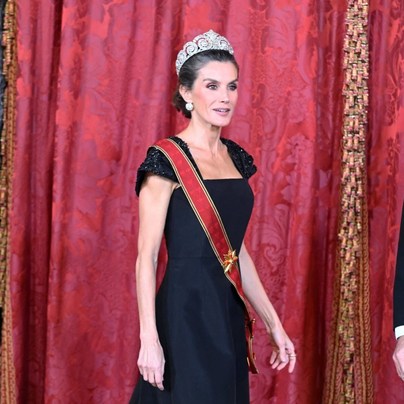 Kraljica Letizia je na državnoj večeri zablistala s rijetkom Cartier tijarom