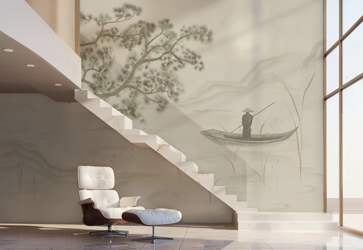 Japanska ti&scaron;ina u prostoru: Nova kolekcija zidnih tapeta zove na opu&scaron;tanje