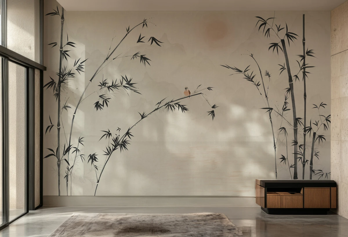 Japanska ti&scaron;ina u prostoru: Nova kolekcija zidnih tapeta zove na opu&scaron;tanje