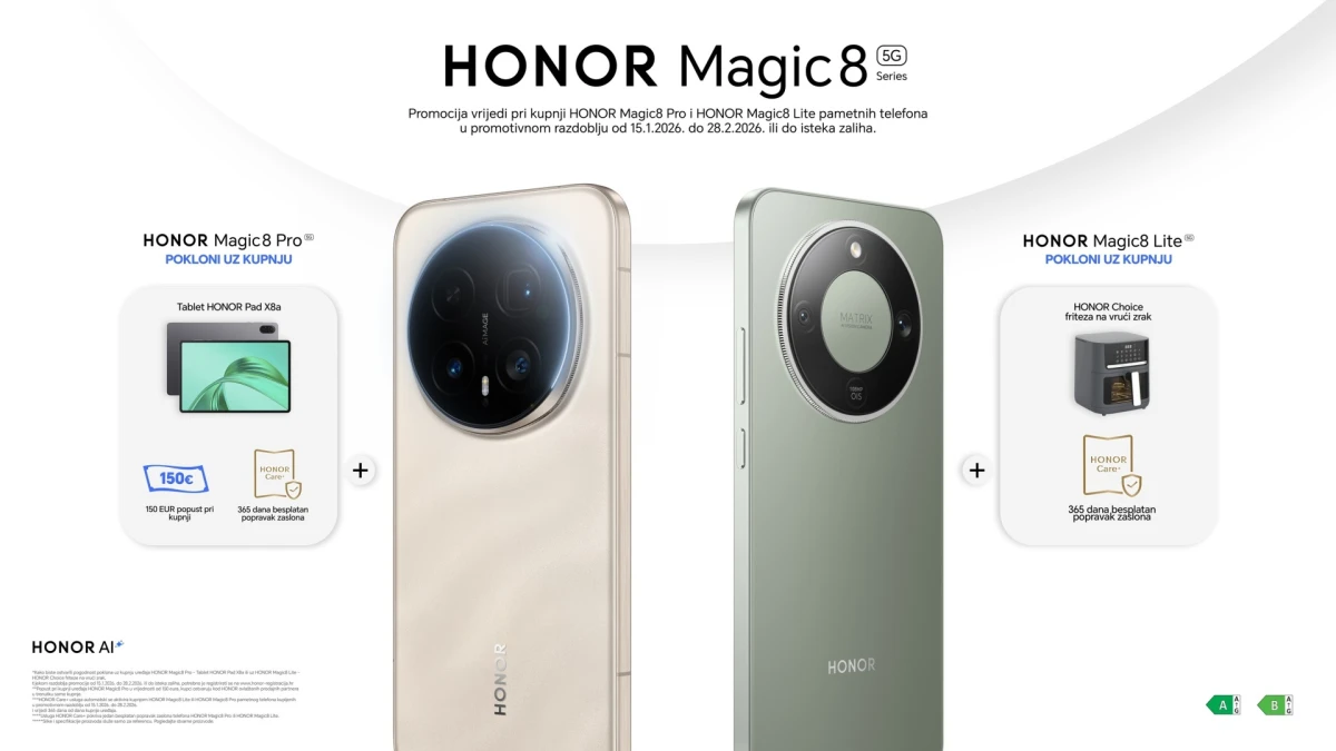 HONOR Magic8 Pro briljira u mraku, na hladnoći i pri slabom svjetlu