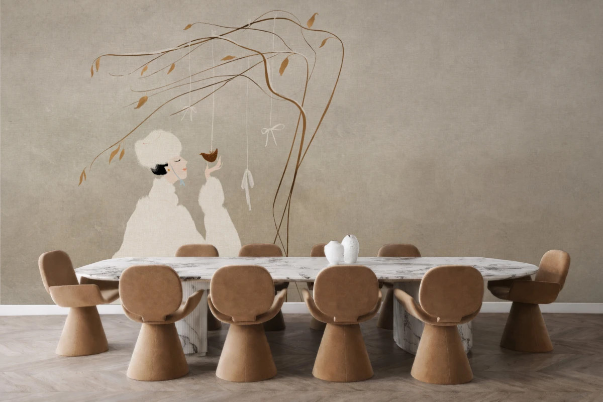 Kad se spoje umjetnost i interijer: Josipa Maras i Mateja Kovač predstavile kolekciju zidnih tapeta